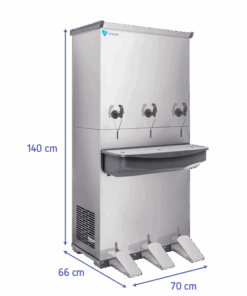 Bebedouro Industrial 100L RESIST em Inox - SEM contato manual