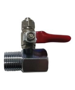 Adaptador com válvula de 1/2"para mangueira 3/8"