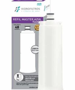 Refil Filtro Para Purificador de Água Master Frio HF Rótulo Azul