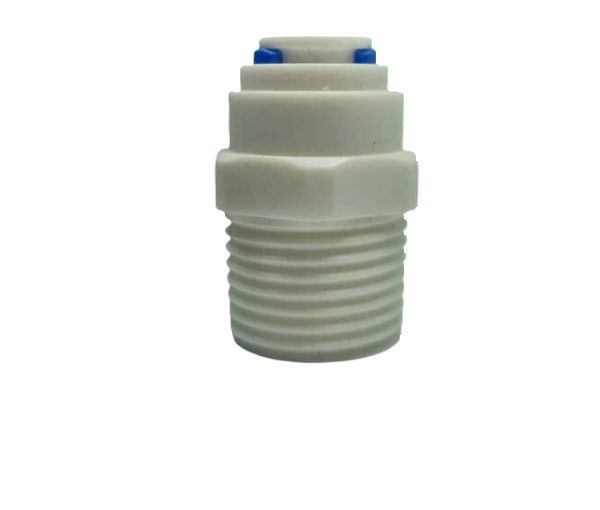 Conector Conexão Reta Engate Rápido Rosca 1/2 Para Mangueira 5/16